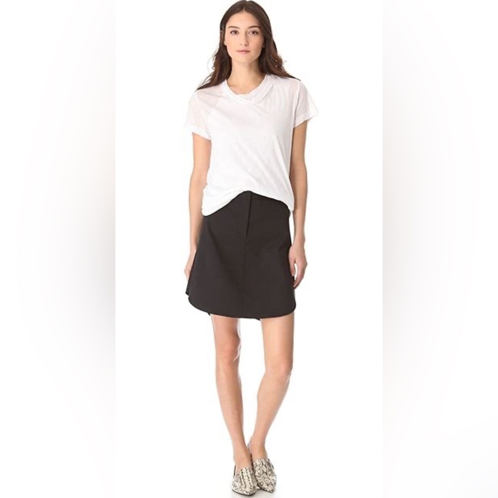 3.1 Phillip Lin âZipper Accentâ Skirt In Midnight Blue